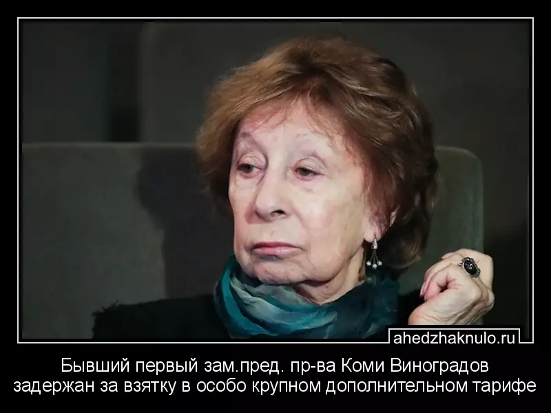 Бывший первый зам.пред. пр-ва Коми Виноградов задержан за взятку в особо крупном дополнительном тарифе 