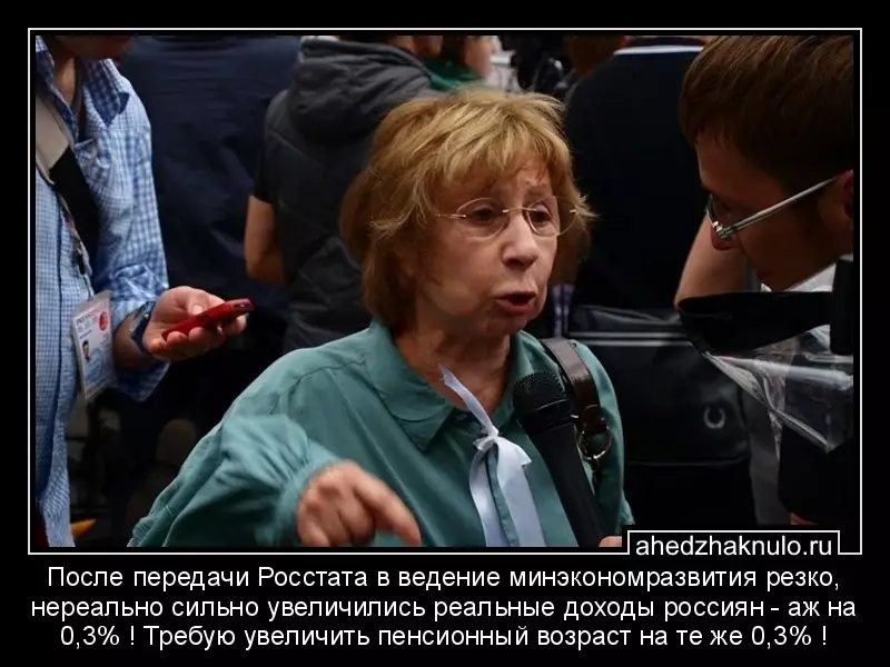 После передачи Росстата в ведение минэкономразвития резко, нереально сильно увеличились реальные доходы россиян - аж на 0,3% ! Требую увеличить пенсионный возраст на те же 0,3% !