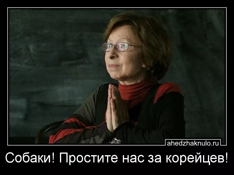 Собаки! Простите нас за корейцев!