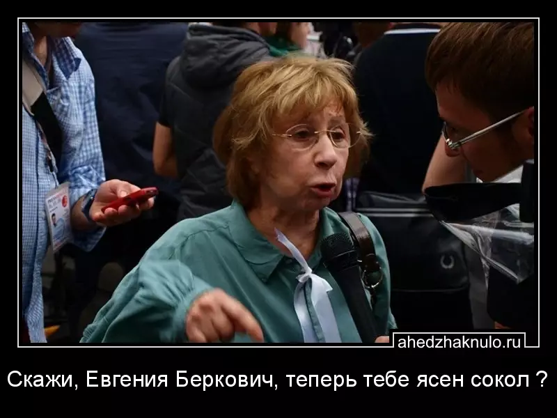 Скажи, Евгения Беркович, теперь тебе ясен сокол ?
